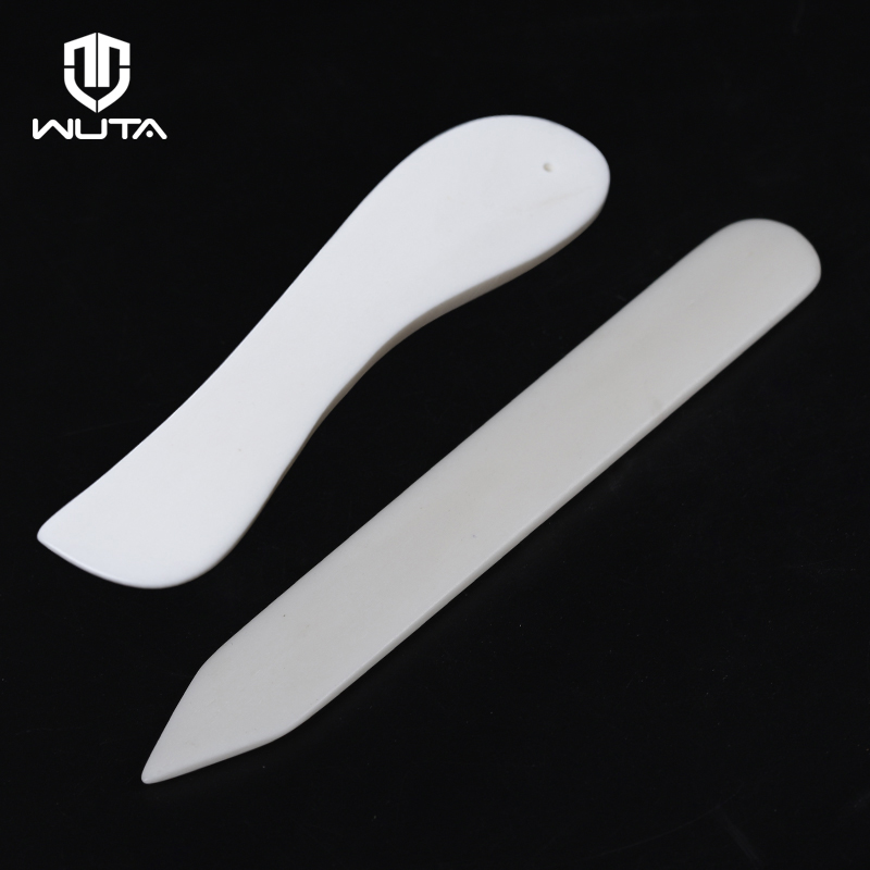 Bone Folder Tool - WUTA 1 ชิ้น 100% กระดูกวัวแท้ แผ่นกระดูกวัว