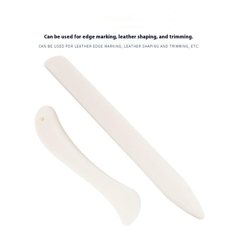 Bone Folder Tool - เครื่องมือทำหนัง 2 ชิ้น แบบพับได้ สำหรับงานหนัง ใช้สำหรับทำรอยพับ