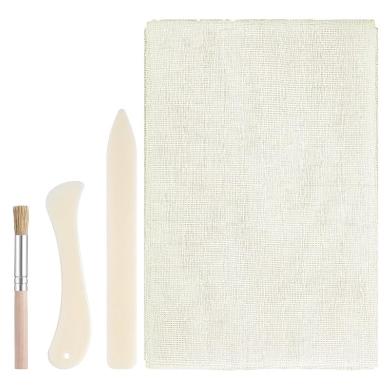 Bone Folder Tool - ชุดซ่อมปกหนังสือ 35x39 นิ้ว ผ้าหุ้มปก กระดาษพับ ผ้าสำหรับเย็บปกหนังสือ