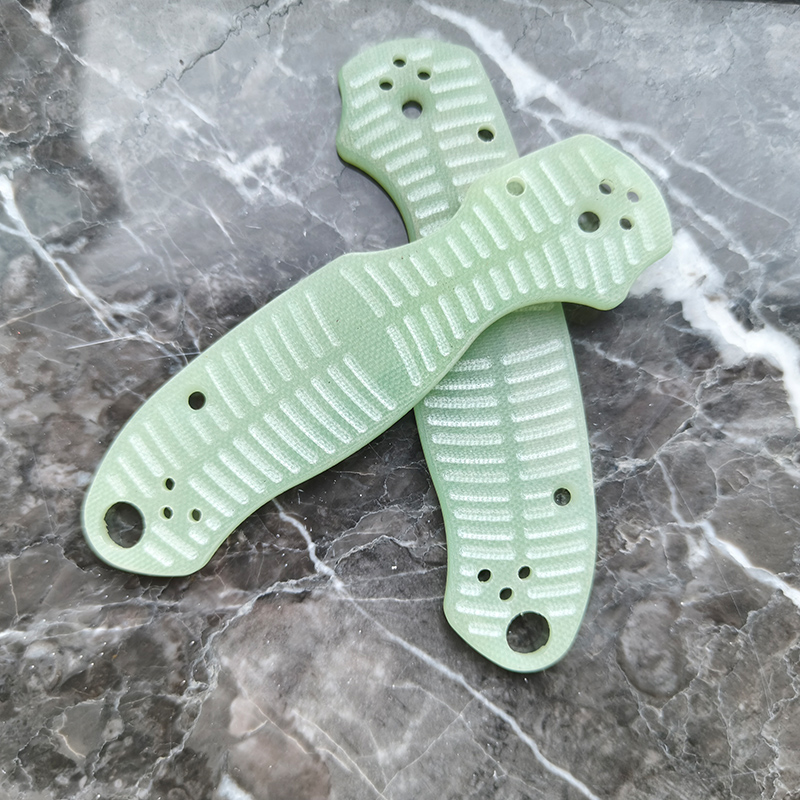 Bone Folder Tool - ด้ามมีดพับลายกระดูกปลา 8 สี วัสดุ G10 สำหรับมีด