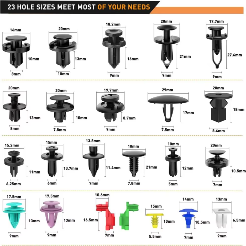 คลิปยึดตัวถังรถยนต์ 680 ชิ้น ห - Rivet Setter Tool บทวิจารณ์และราคา