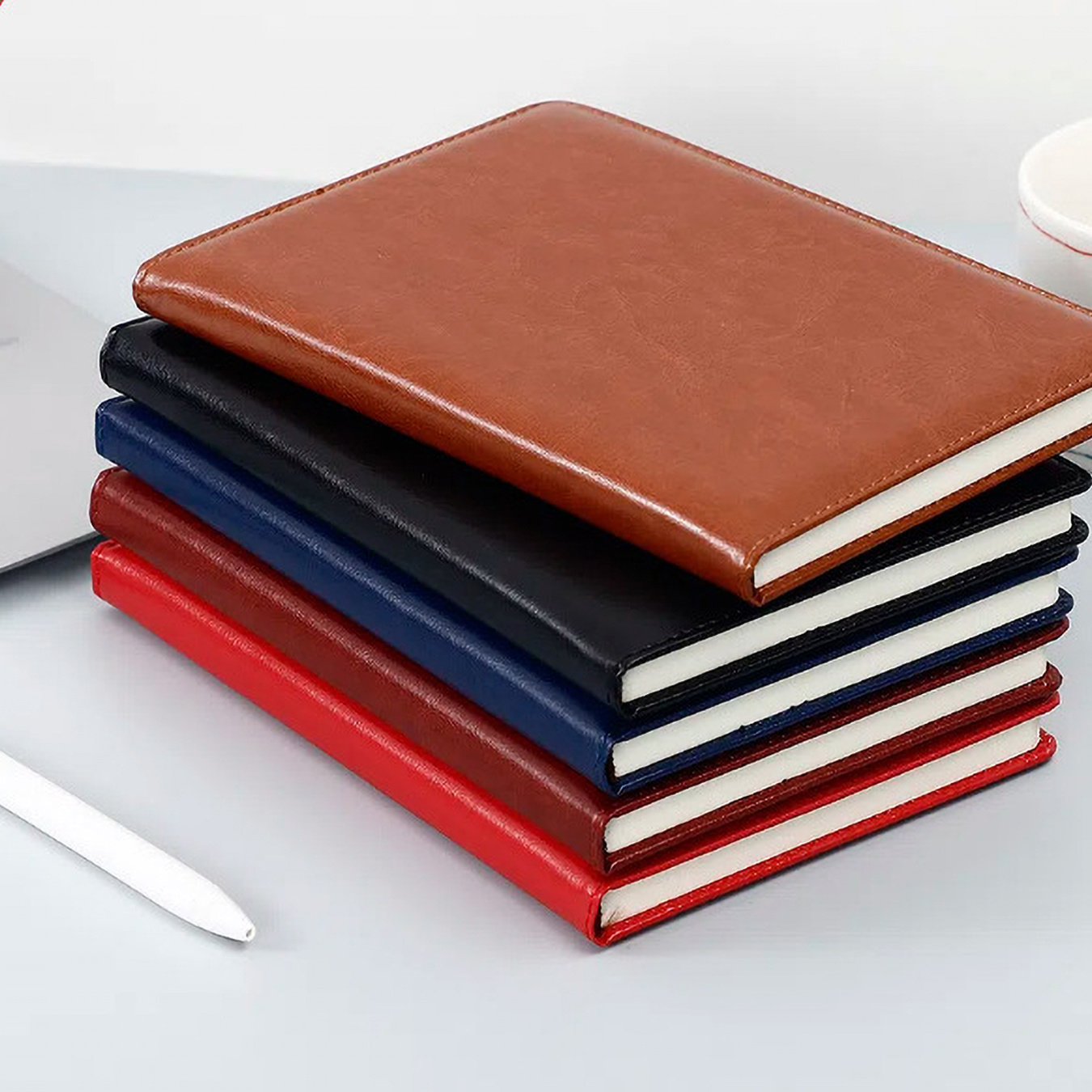 สมุดบันทึกหนังลายหมีวินเทจ A5  - Leather Work Diary Covers บทวิจารณ์และราคา