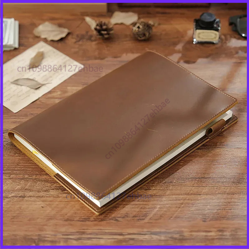 ปกสมุดบันทึกหนังวินเทจ B5 สมุด - Leather Work Diary Covers บทวิจารณ์และราคา