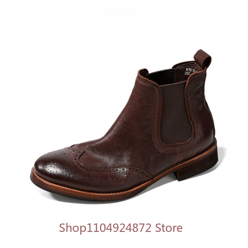 รองเท้าบูทเชลซีสไตล์วินเทจ ทำม - Leatherwork Designs บทวิจารณ์และราคา