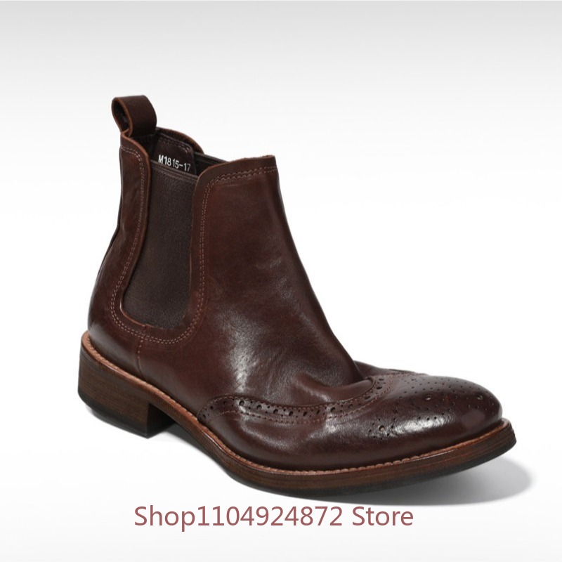 รองเท้าบูทเชลซีสไตล์วินเทจ ทำม - Leatherwork Designs บทวิจารณ์และราคา