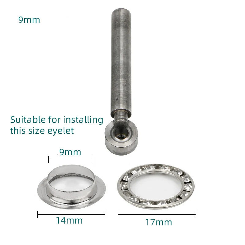 Rhinestone Grommets ตาไก่เครื่ - Rivet Setter Tool บทวิจารณ์และราคา