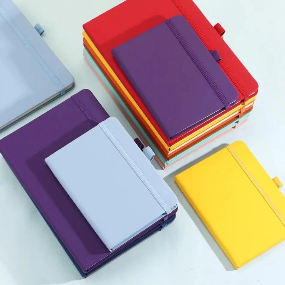 สมุดโน้ตขนาดเล็ก a6 พร้อมแถบยา - Leather Work Diary Covers บทวิจารณ์และราคา