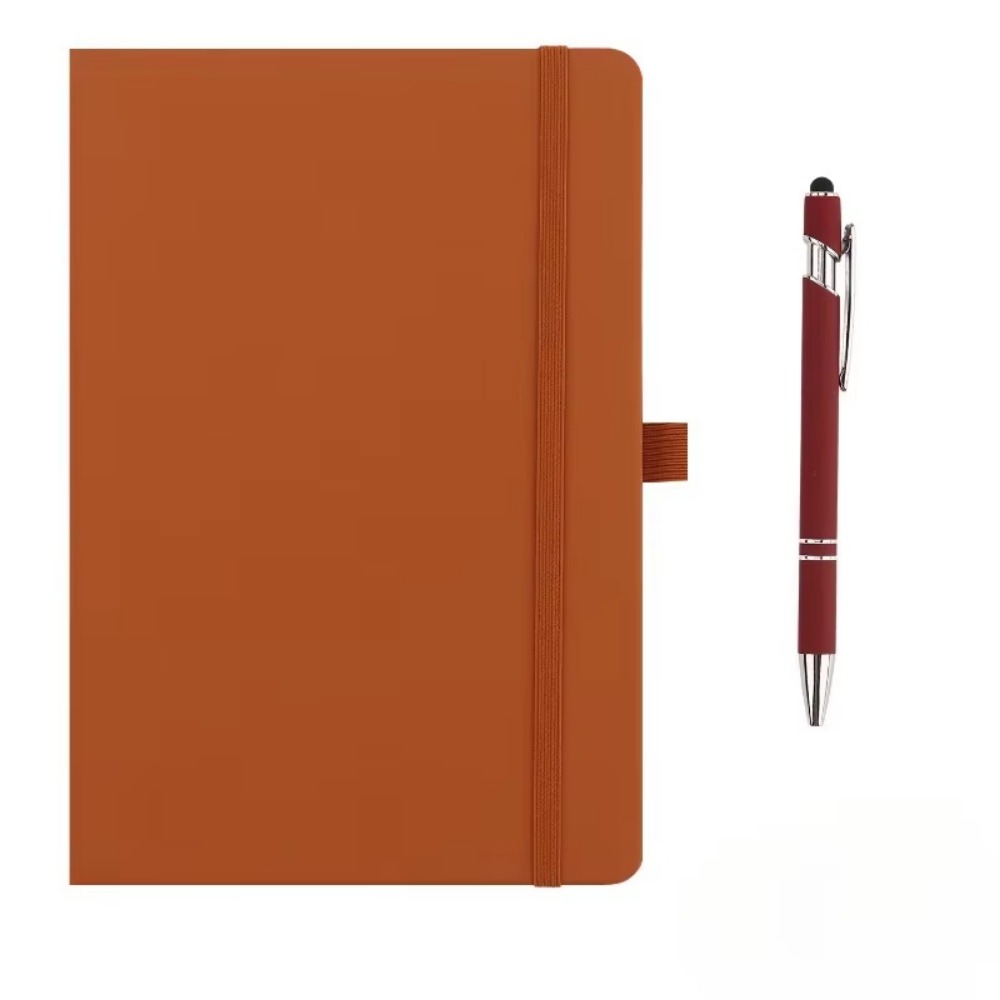 สมุดโน้ตขนาดพกพาพร้อมสายยางยืด - Leather Work Diary Covers บทวิจารณ์และราคา