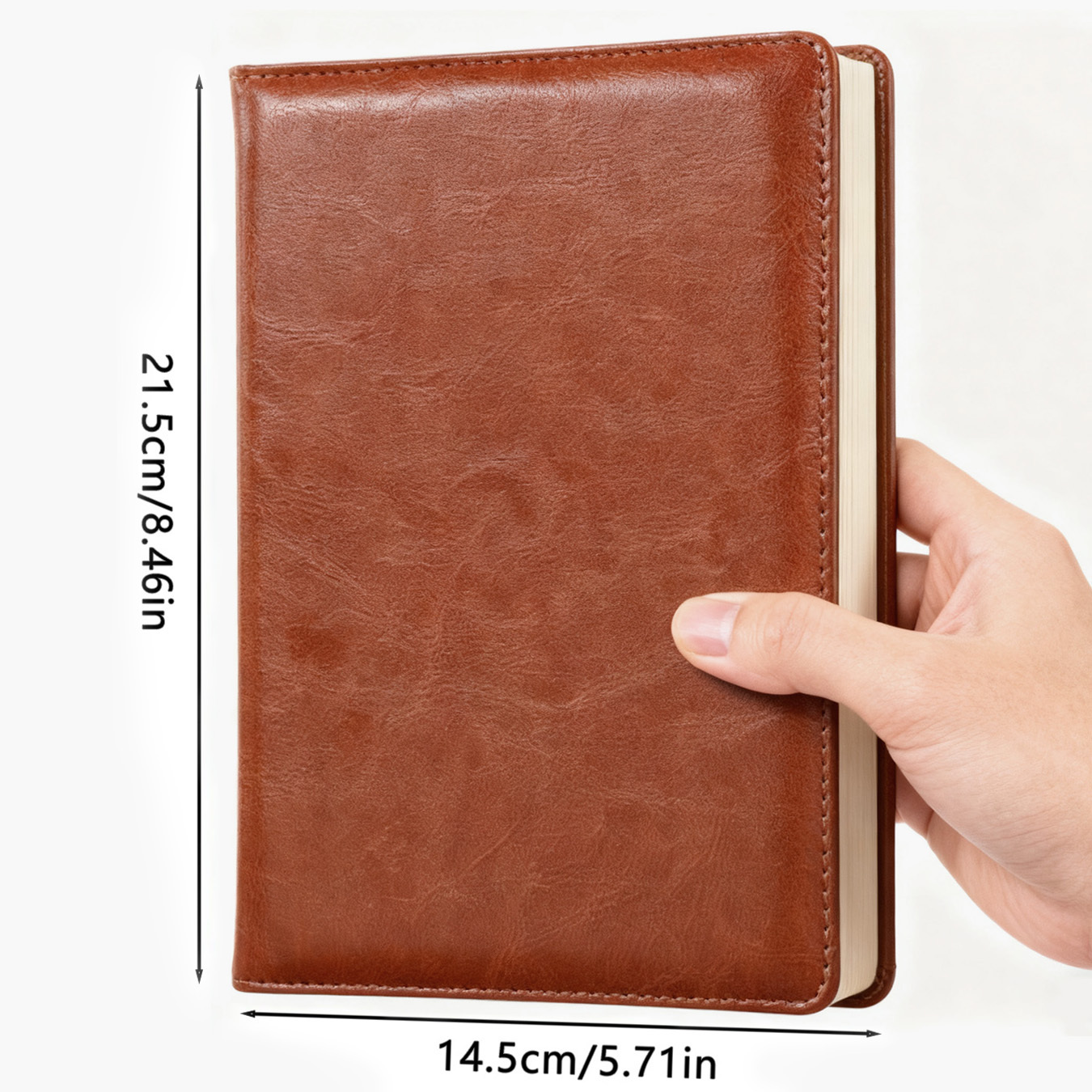 สมุดโน้ตปกหนัง PU ลายแมงกะพรุน - Leather Work Diary Covers บทวิจารณ์และราคา