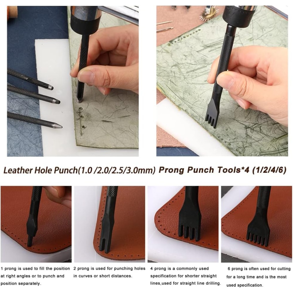 ชุดเครื่องมือทำงานหนัง ชุดอุปก - Groover Stitching Tool บทวิจารณ์และราคา